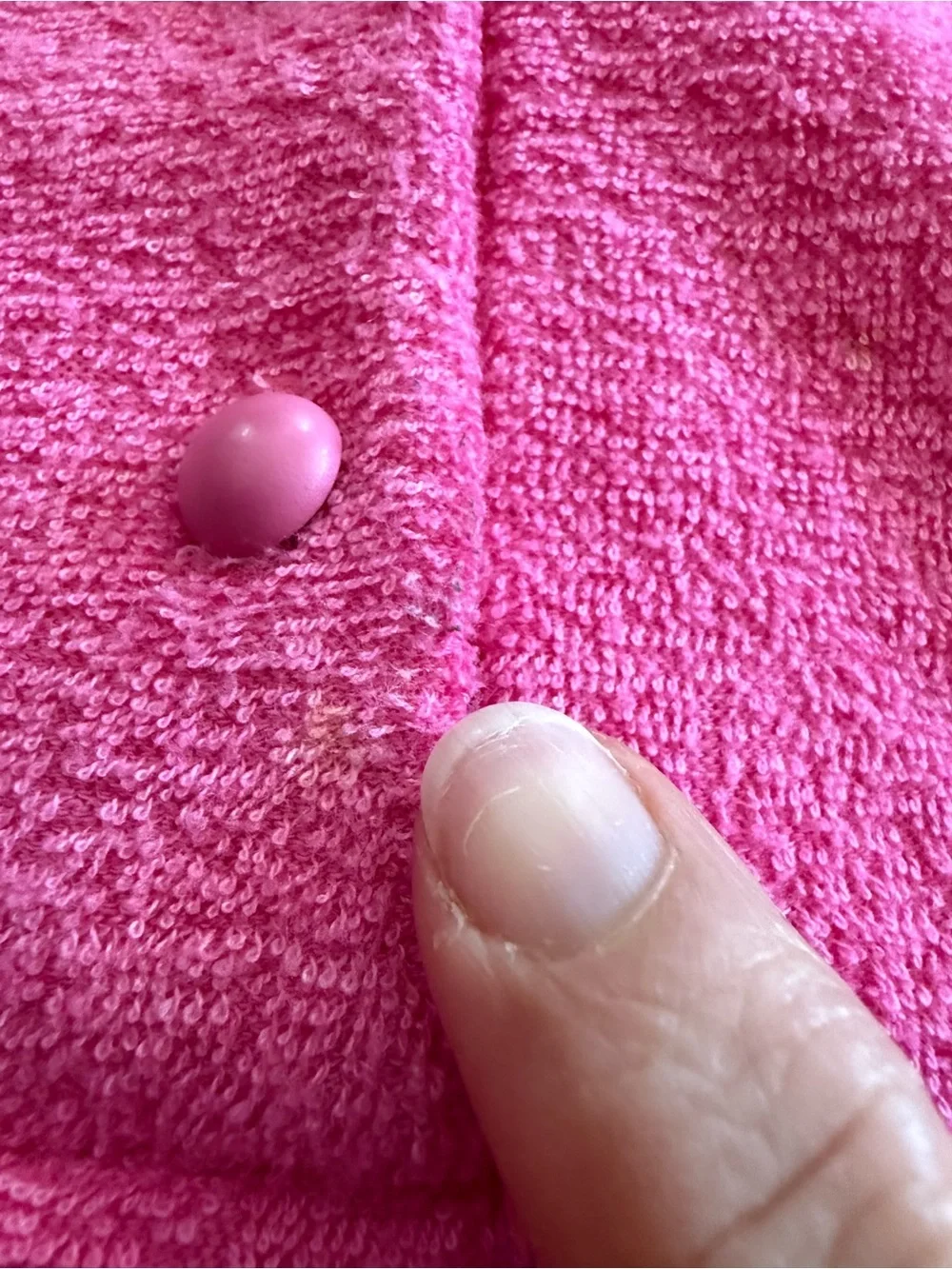 On The Ball Vintage Pink Terry Cloth 4 Piece Set Barbiecore Resortwear M L